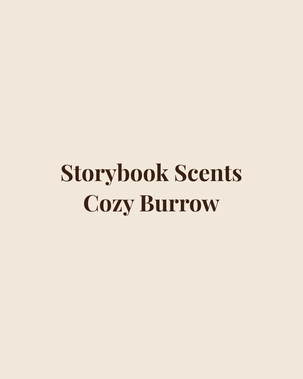 Cozy Burrow candle